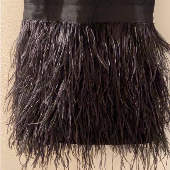 Milly kids size 3 black feather dress brand new - Picture 3 of 5